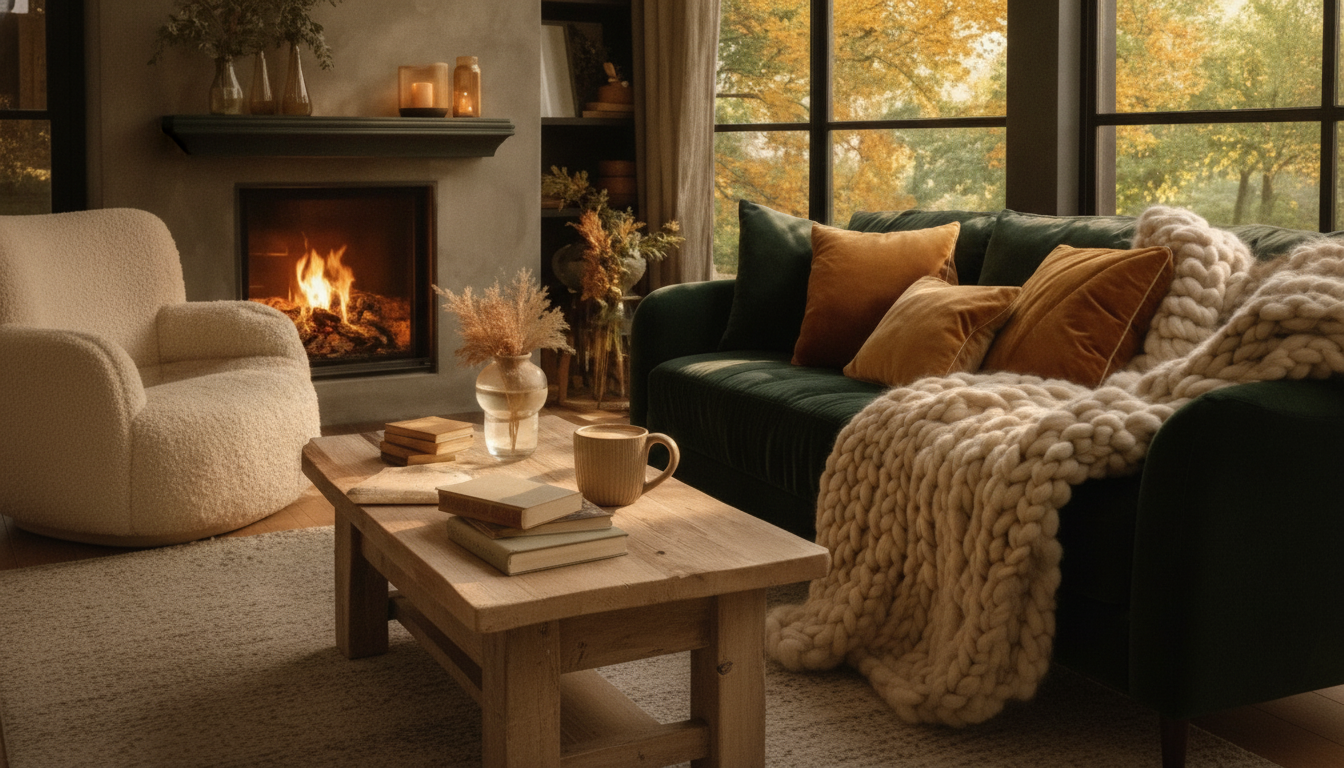 Create a Cozy Home Mood: Warm Light, Texture, Calm