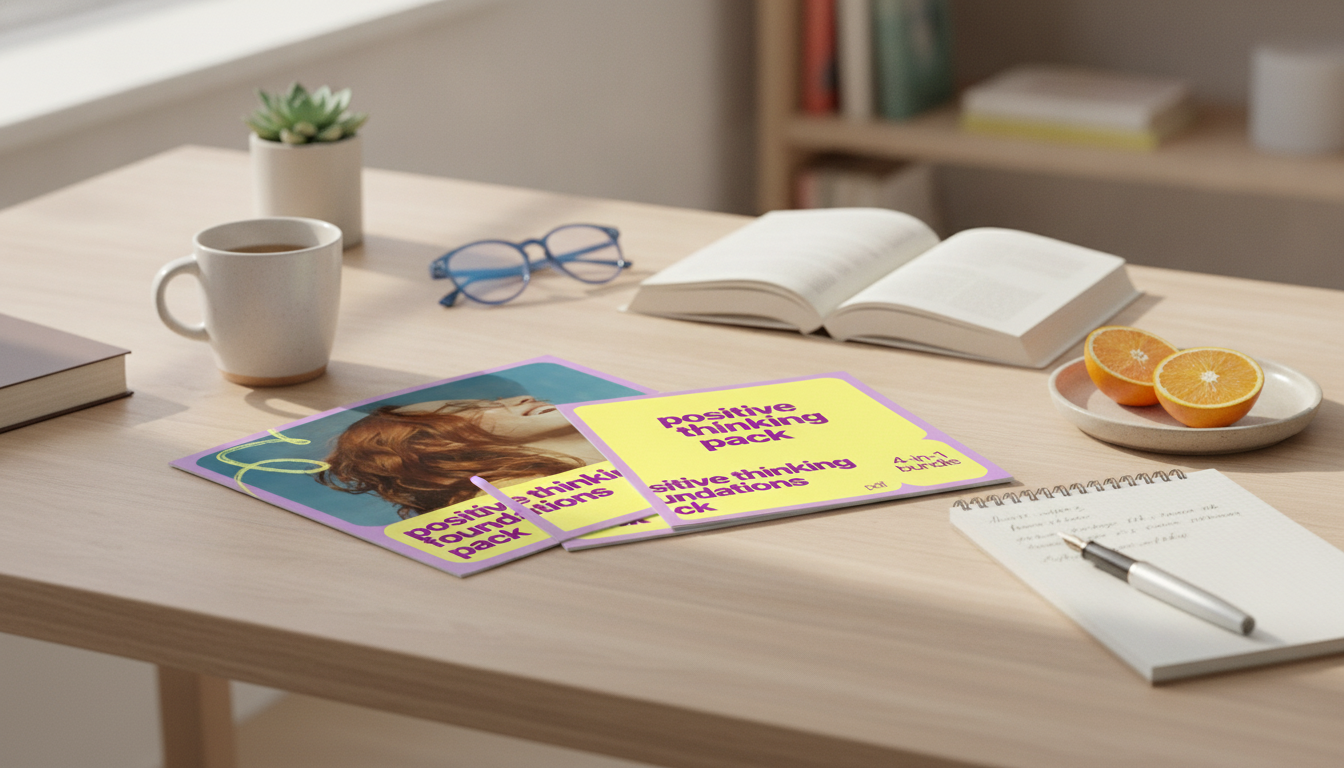 Positive Thinking Bundle: 4-in-1 Guides, eBooks & Checklists